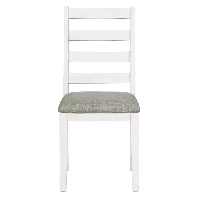 Ensemble de salle à manger Whisen de style rustique 6 pièces avec 4 chaises rembourrées et 1 banc