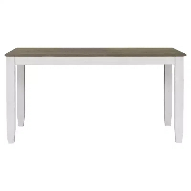 Ensemble de salle à manger Whisen de style rustique 6 pièces avec 4 chaises rembourrées et 1 banc