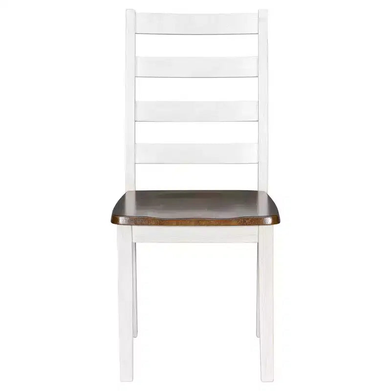 Ensemble de salle à manger Whisen de style rustique 6 pièces avec 4 chaises rembourrées et 1 banc