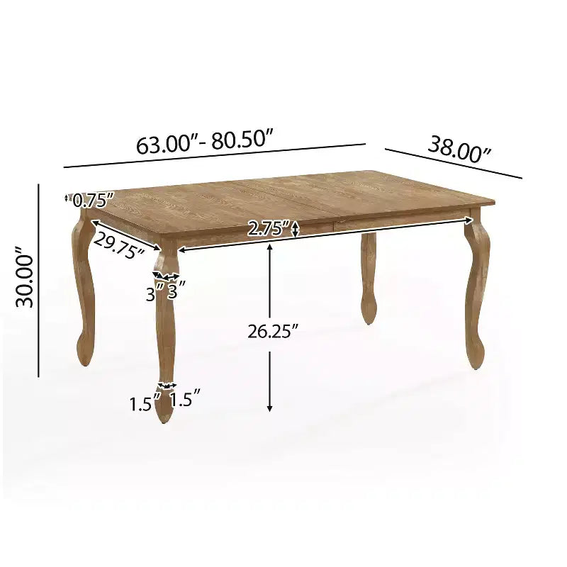 Ensemble de salle à manger 7 pièces Christopher Knight Home Aubrietta avec table extensible et chaises rembourrées, lin/naturel