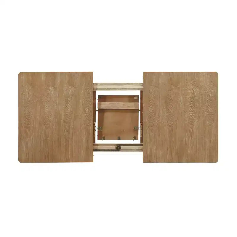 Ensemble de salle à manger 7 pièces Christopher Knight Home Aubrietta avec table extensible et chaises rembourrées, lin/naturel
