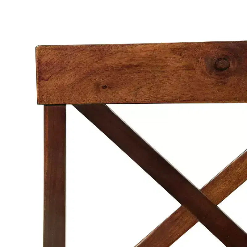 Christopher Knight Home Ensemble de salle à manger 7 pièces en bois d'acacia de style fermette Marseille avec chaises acajou foncé
