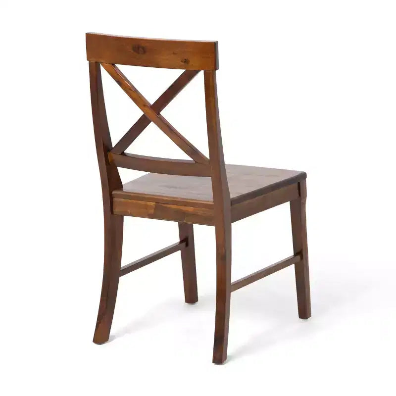 Christopher Knight Home Ensemble de salle à manger 7 pièces en bois d'acacia de style fermette Marseille avec chaises acajou foncé