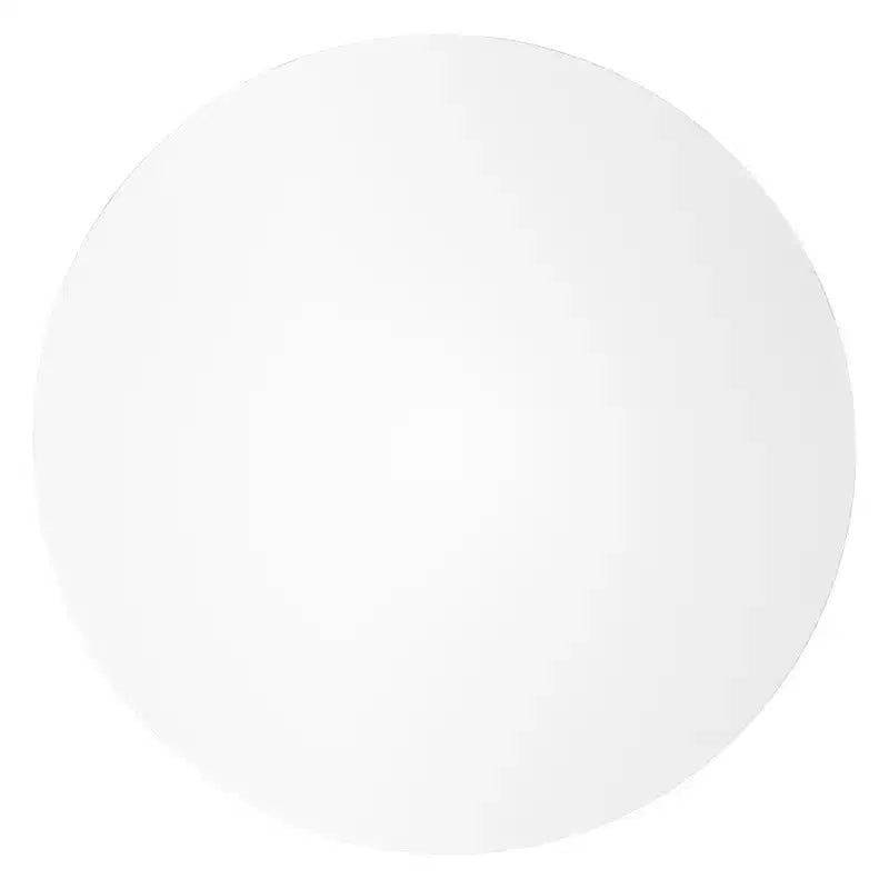 LeisureMod Bristol Ensemble de Salle à Manger 5 Pièces Blanc - Table Ronde et 4 Chaises de Salle à Manger Ergonomiques en Plastique