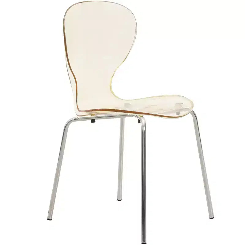 LeisureMod Bristol Ensemble de Salle à Manger 5 Pièces Blanc - Table Ronde et 4 Chaises de Salle à Manger Ergonomiques en Plastique