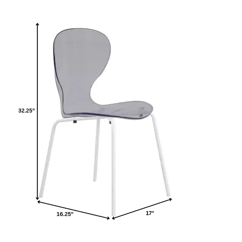 LeisureMod Bristol Ensemble de Salle à Manger 5 Pièces Table à Manger Ronde, 4 Chaises de Salle à Manger en Plastique Pieds Blancs