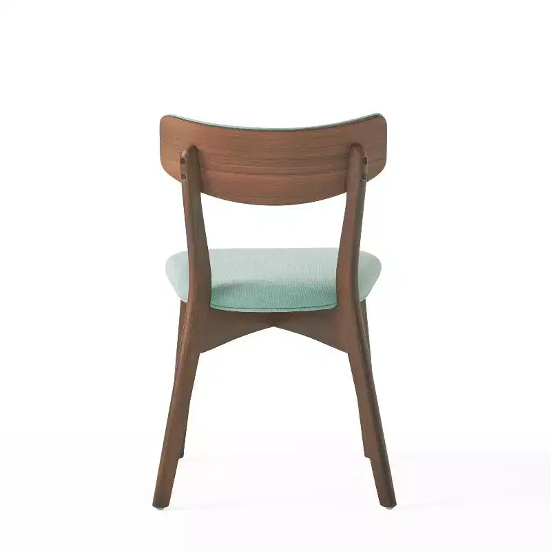 Ensemble de salle à manger rembourré Christopher Knight Home Walton 7 pièces en bois d'hévéa de style milieu de siècle