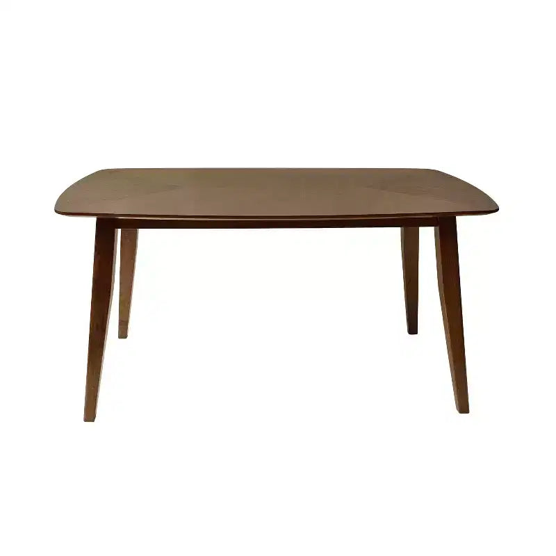 Ensemble de salle à manger rembourré Christopher Knight Home Walton 7 pièces en bois d'hévéa de style milieu de siècle
