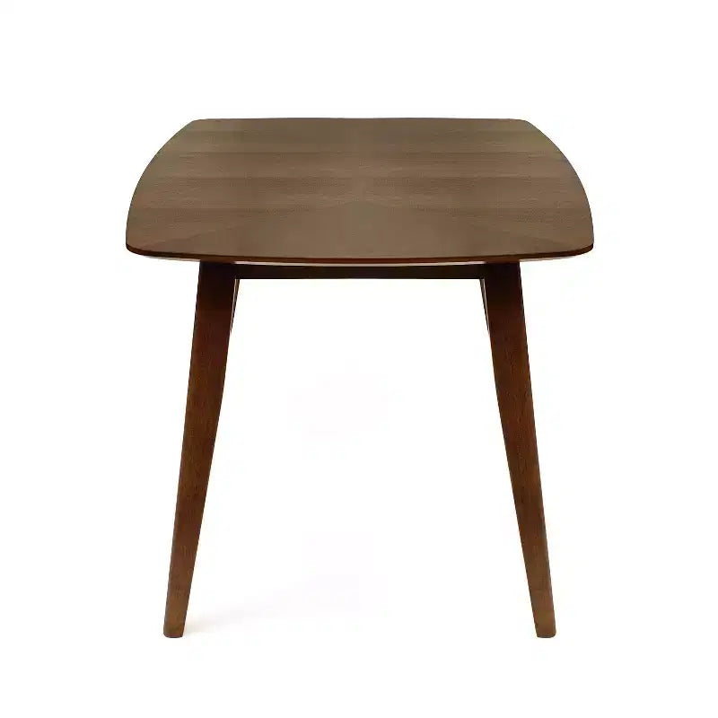 Ensemble de salle à manger rembourré Christopher Knight Home Walton 7 pièces en bois d'hévéa de style milieu de siècle