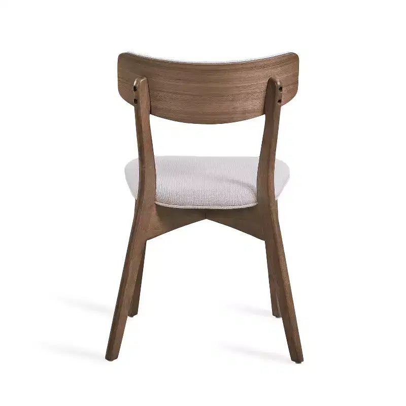 Ensemble de salle à manger rembourré Christopher Knight Home Walton 7 pièces en bois d'hévéa de style milieu de siècle