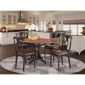 HomeStock Dining Table Set Butterfly Leaf Chairs