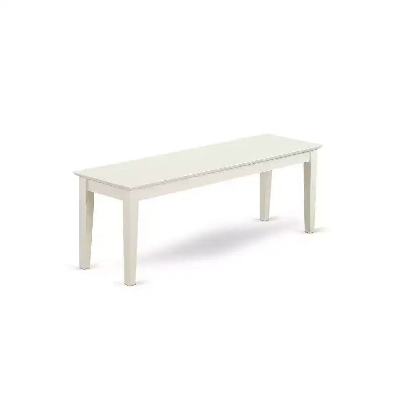 Ensemble de salle à manger moderne HomeStock 6 pièces blanc lin