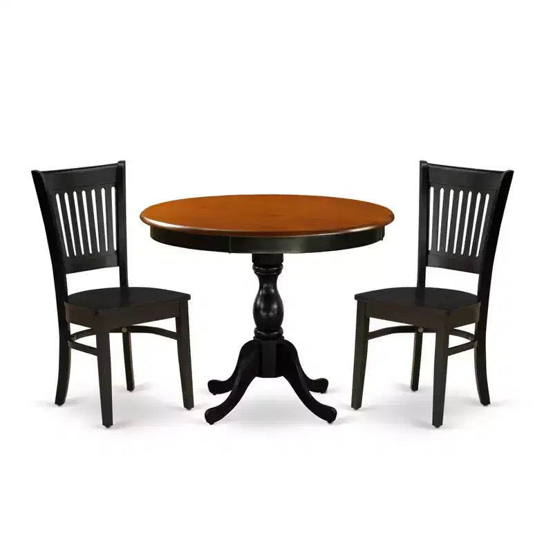 Ensemble Table de salle à manger moderne HomeStock Cerise noire