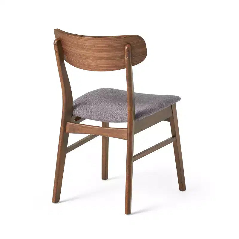 Ensemble de salle à manger 5 pièces Christopher Knight Home Iriat en tissu rembourré et bois, style milieu de siècle