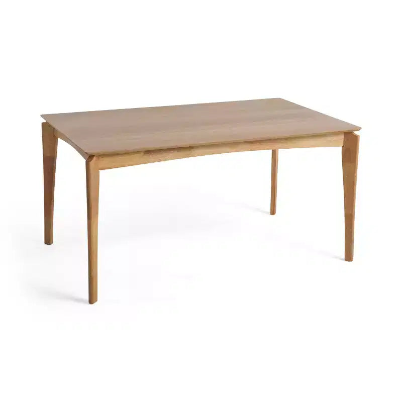 Ensemble de salle à manger 5 pièces en hévéa de style milieu du siècle moderne Laila Christopher Knight Home avec coussins