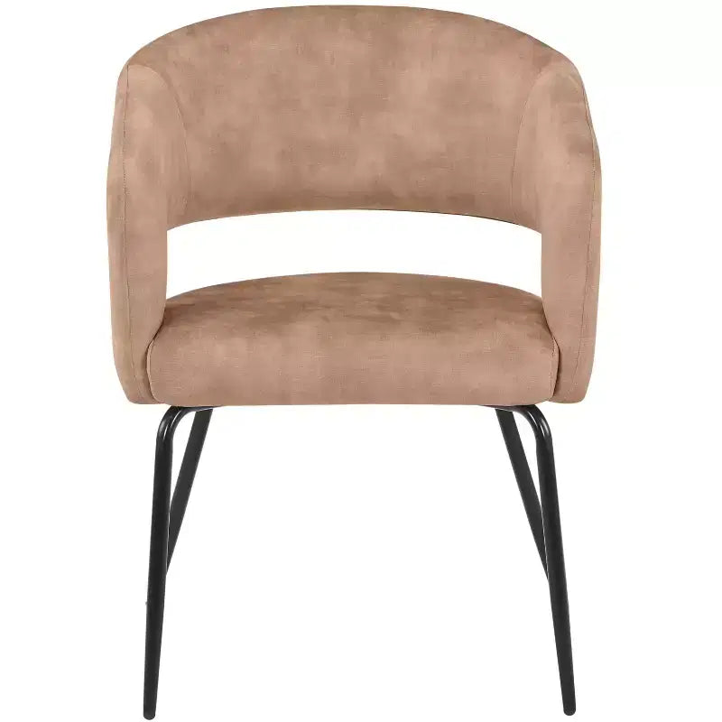 Ensemble de salle à manger 5 pièces LeisureMod Verve avec table à manger ronde de 36 po avec plateau en MDF noir et 4 chaises de salle à manger