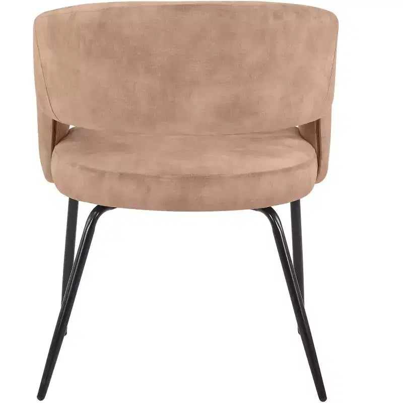 Ensemble de salle à manger 5 pièces LeisureMod Verve avec table à manger ronde de 36 po avec plateau en MDF noir et 4 chaises de salle à manger