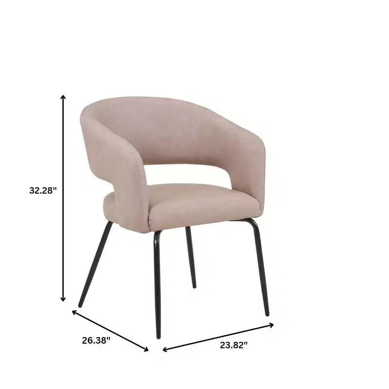 Ensemble de salle à manger 5 pièces LeisureMod Verve avec table à manger ronde de 36 po avec plateau en MDF noir et 4 chaises de salle à manger