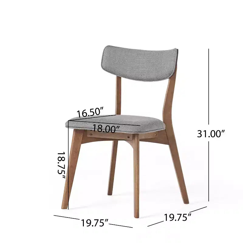 Ensemble de salle à manger 7 pièces Christopher Knight Home Chazz en tissu de style Mid-Century Modern