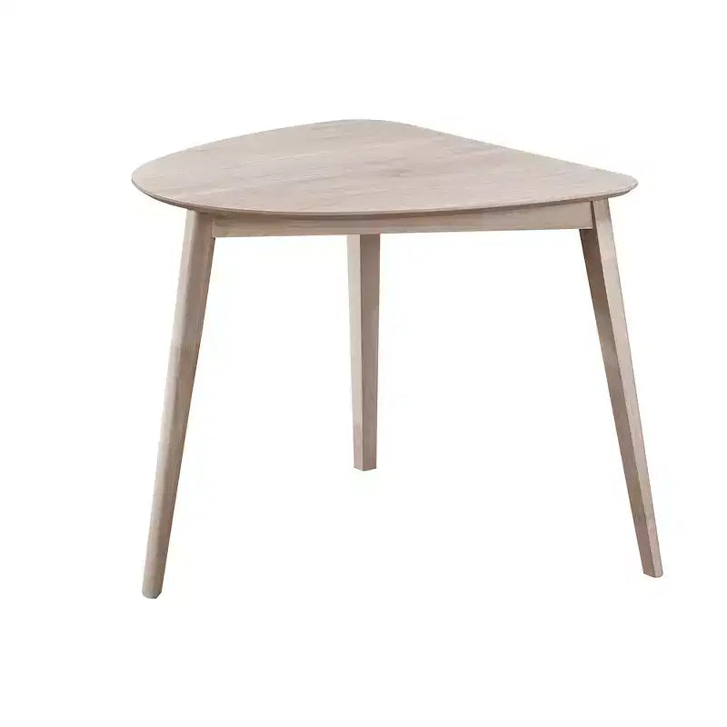 New Classic Furniture, Ensemble de salle à manger en bois 3 pièces Oscar, Frêne blanc
