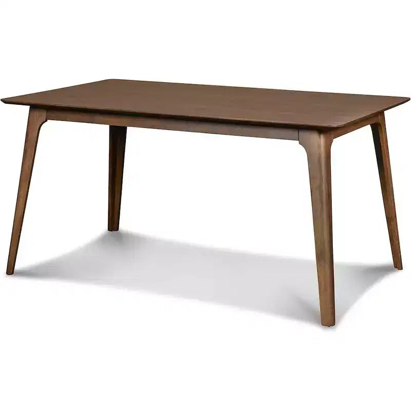 Ensemble Table et 6 Chaises en Bois Massif Oscar, Coloris Marron, Collection New Classic Furniture