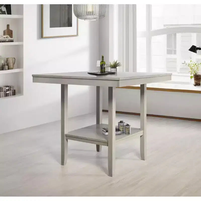 Ensemble de salle à manger hauteur comptoir Dothan Home Design, gris antique