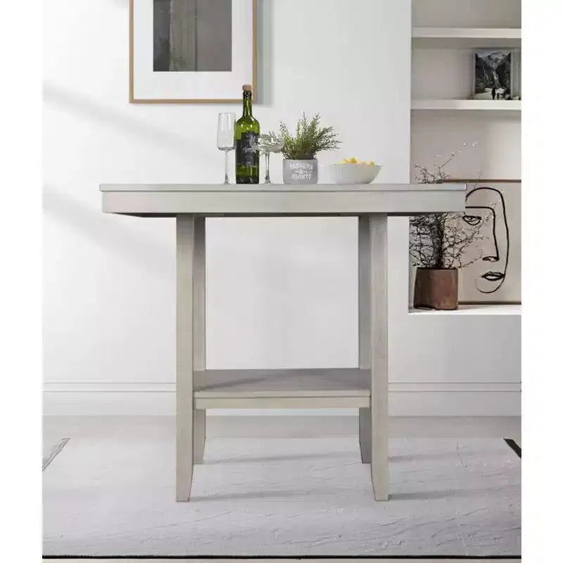 Ensemble de salle à manger hauteur comptoir Dothan Home Design, gris antique