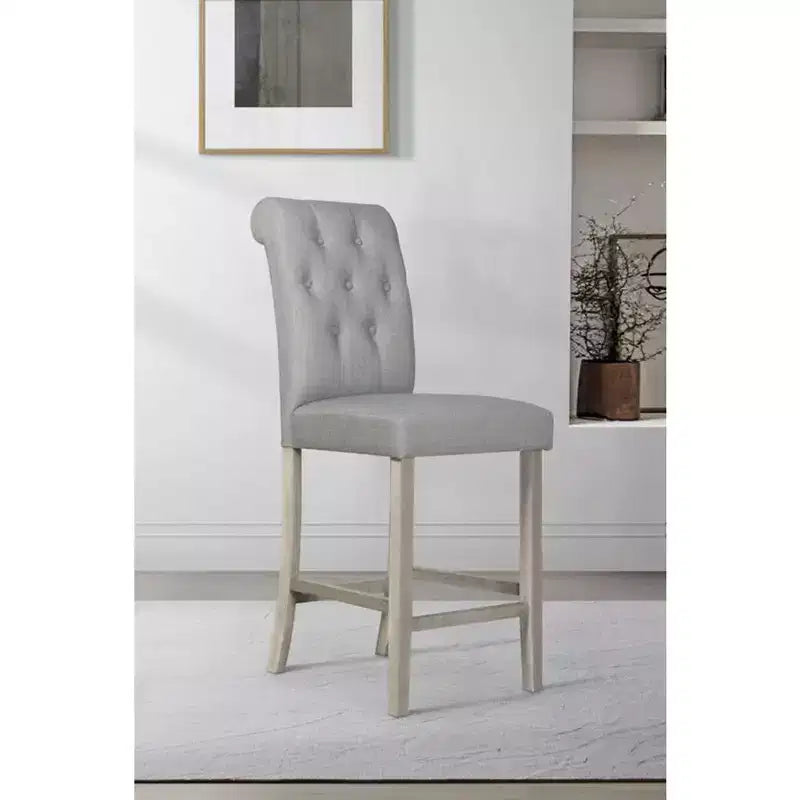 Ensemble de salle à manger hauteur comptoir Dothan Home Design, gris antique