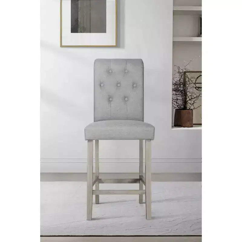 Ensemble de salle à manger hauteur comptoir Dothan Home Design, gris antique