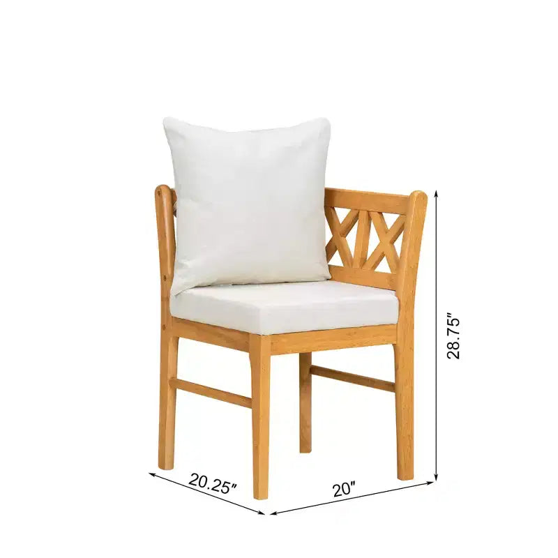 Ensemble de salle à manger 6 pièces pour 6 personnes, ensemble de salle à manger de style ferme, ensemble de table de coin repas peu encombrant pour cuisine et salle à manger, naturel + blanc - ModernLuxe