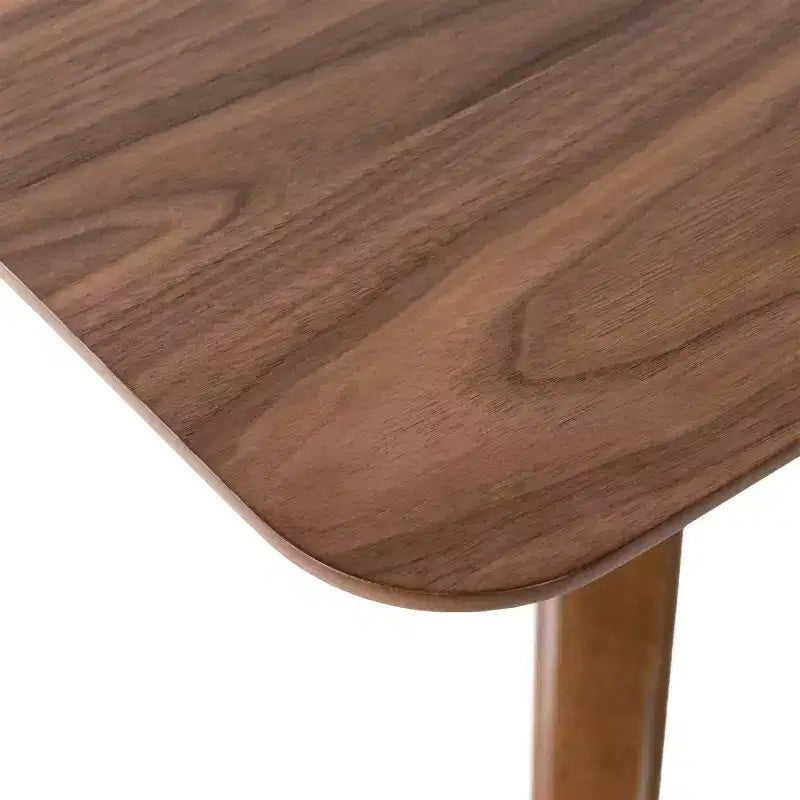 Ensemble de salle à manger 5 pièces en tissu et bois Isador de GDFStudio, style milieu du siècle