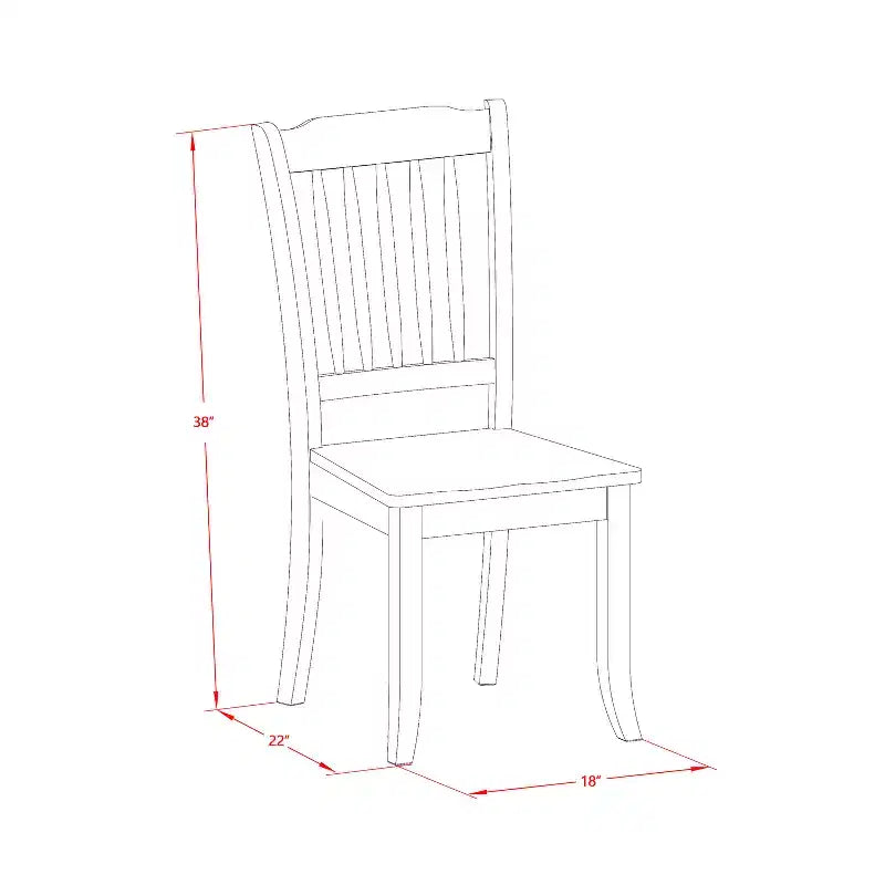 HomeStock Belmont Table rectangulaire 60 po 6 pièces et 4 chaises à lattes verticales et 1 banc, blanc lin