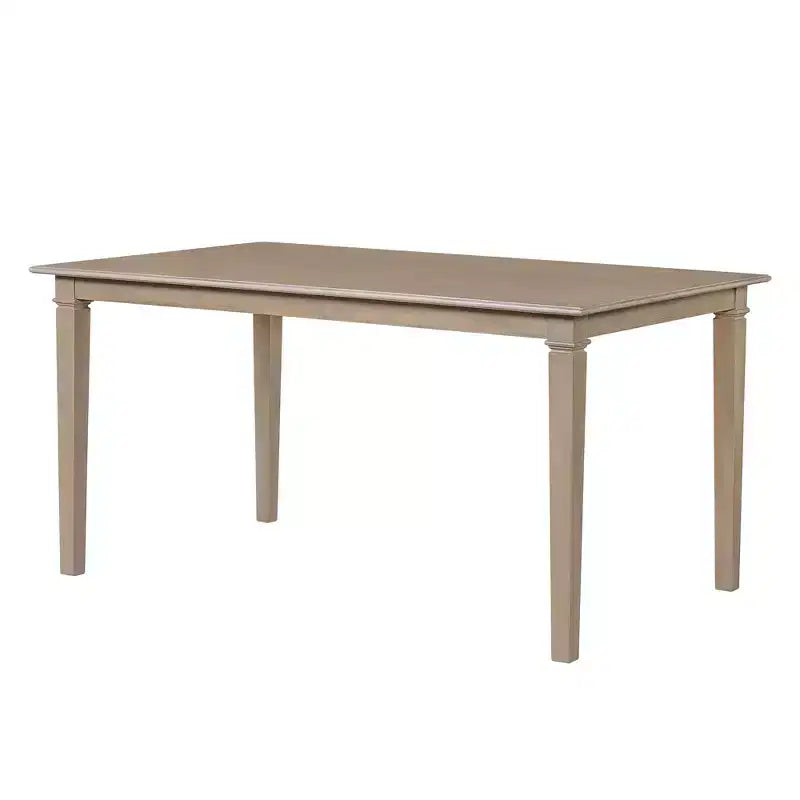 Ensemble de salle à manger de ferme pour 6 personnes, 6 pièces : table rectangulaire en bois et 4 chaises avec banc pour la cuisine