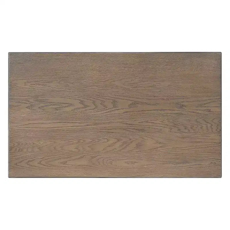 Ensemble de salle à manger de ferme pour 6 personnes, 6 pièces : table rectangulaire en bois et 4 chaises avec banc pour la cuisine