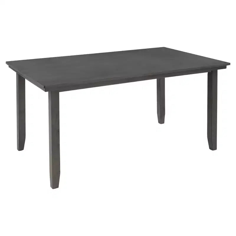 Ensemble Table de Salle à Manger de Ferme pour 6, Table Rectangulaire en Bois et 4 Chaises Rembourrées & Banc