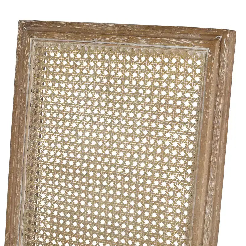 Christopher Knight Home Remuda Ensemble de salle à manger circulaire 5 pièces en tissu, bois et rotin, style campagnard français