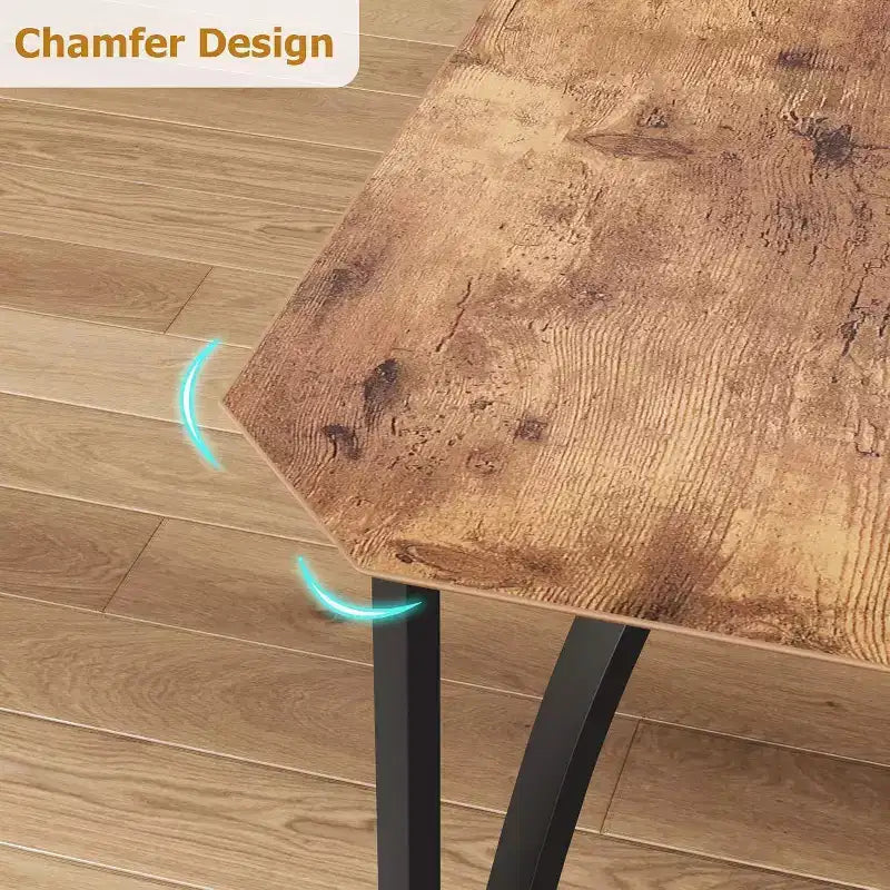 Ensemble table et chaises de salle à manger 3/5 pièces pour 2/4 personnes, petite table de cuisine avec chaises rembourrées, ensemble de 2/4 chaises de table de cuisine, idéal pour la maison