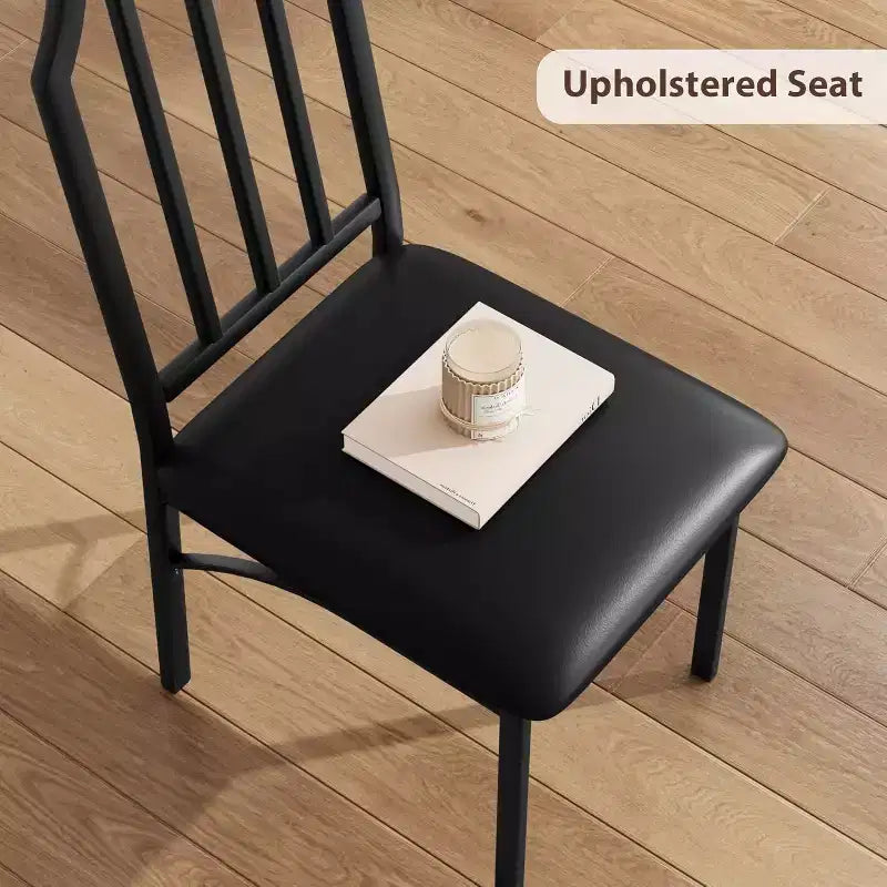 Ensemble table et chaises de salle à manger 3/5 pièces pour 2/4 personnes, petite table de cuisine avec chaises rembourrées, ensemble de 2/4 chaises de table de cuisine, idéal pour la maison