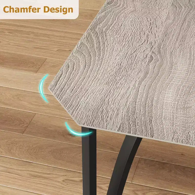 Ensemble table et chaises de salle à manger 3/5 pièces pour 2/4 personnes, petite table de cuisine avec chaises rembourrées, ensemble de 2/4 chaises de table de cuisine, idéal pour la maison