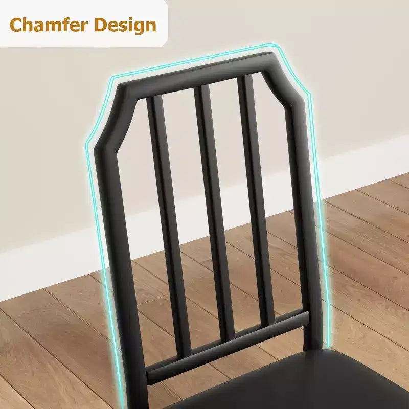 Ensemble table et chaises de salle à manger 3/5 pièces pour 2/4 personnes, petite table de cuisine avec chaises rembourrées, ensemble de 2/4 chaises de table de cuisine, idéal pour la maison