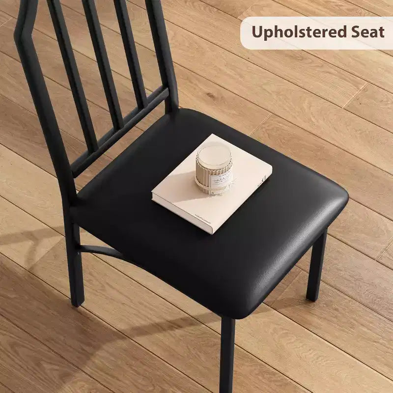 Ensemble table et chaises de salle à manger 3/5 pièces pour 2/4 personnes, petite table de cuisine avec chaises rembourrées, ensemble de 2/4 chaises de table de cuisine, idéal pour la maison