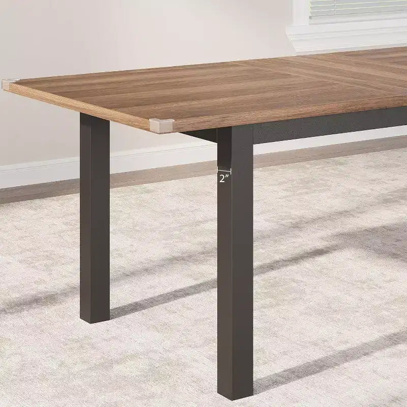 Ensemble de table à manger 5 pièces pour 4-6 personnes, ensemble de table de salle à manger extensible pour 4 personnes, table de cuisine avec bancs et tabourets, ensemble de table à manger pour la maison