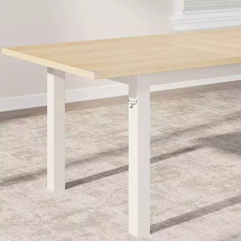 Ensemble de table à manger 5 pièces pour 4-6 personnes, ensemble de table de salle à manger extensible pour 4 personnes, table de cuisine avec bancs et tabourets, ensemble de table à manger pour la maison