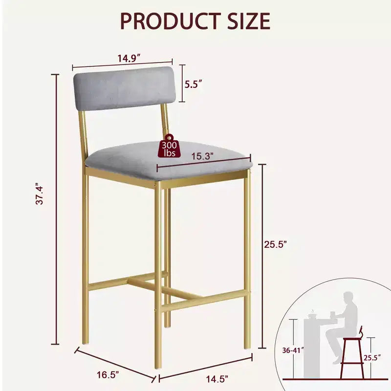 Table de cuisine et chaises de salle à manger pour 2 avec étagère de rangement et chaises rembourrées, ensemble table de bar pour petits espaces et appartements
