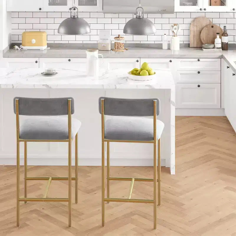 Table de cuisine et chaises de salle à manger pour 2 avec étagère de rangement et chaises rembourrées, ensemble table de bar pour petits espaces et appartements