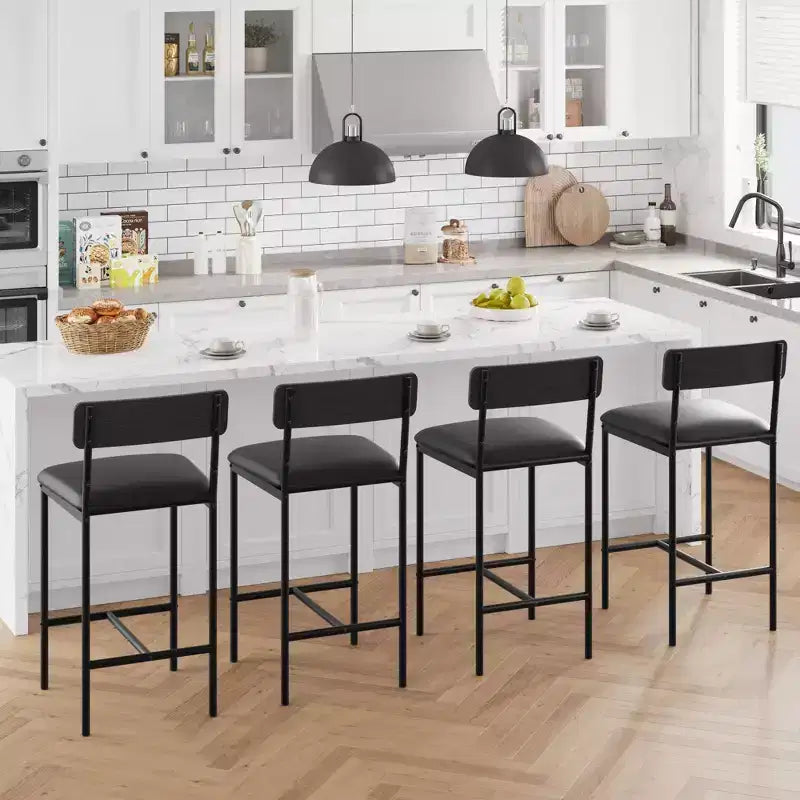 Table de cuisine et chaises de salle à manger pour 2 avec étagère de rangement et chaises rembourrées, ensemble table de bar pour petits espaces et appartements