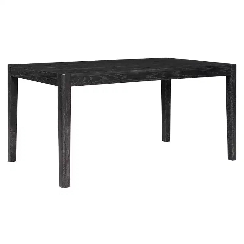 GDFStudio Giles – Ensemble de salle à manger 7 pièces avec table rectangulaire en bois et chaises rembourrées