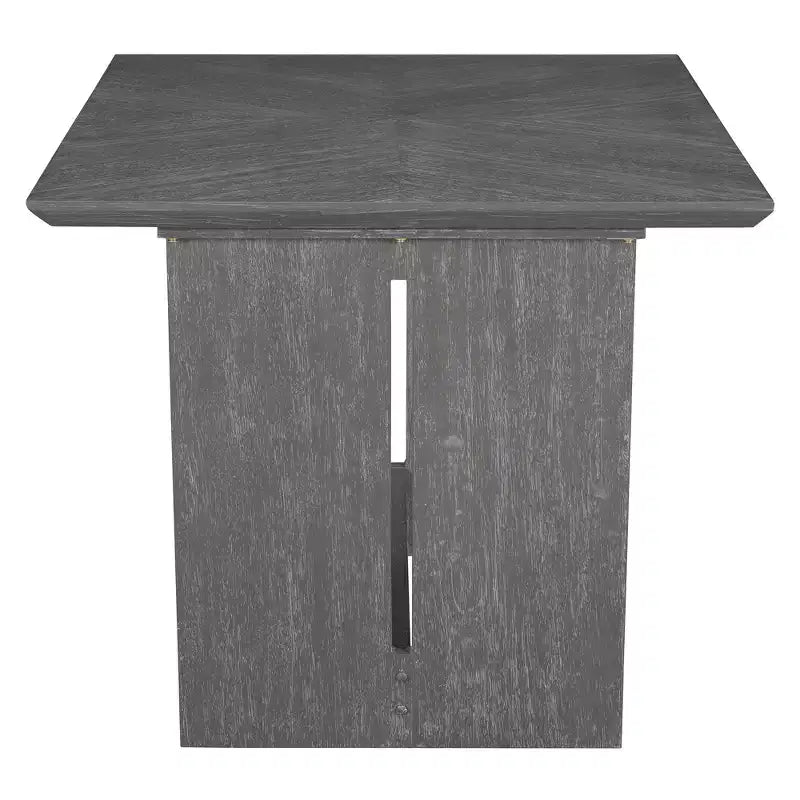 Ensemble de salle à manger 6 pièces GDFStudio Herty avec table de cuisine en bois d'hévéa de 60 et chaises et banc rembourrés