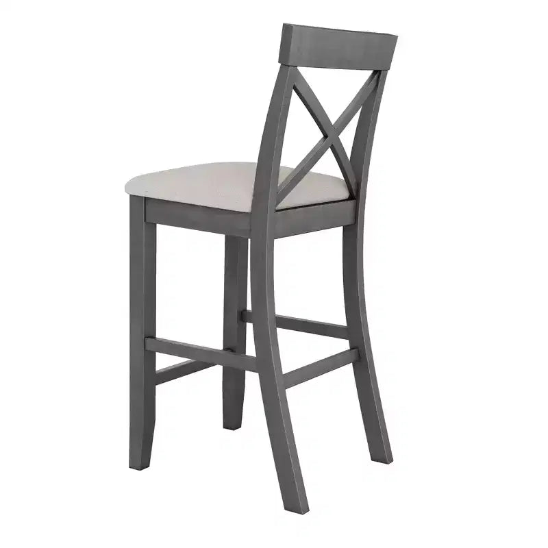 Ensemble de salle à manger en bois Whisen Farmhouse 48 avec 2 chaises