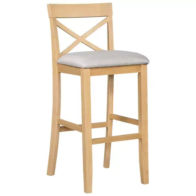 Ensemble de salle à manger en bois Whisen Farmhouse 48 avec 2 chaises